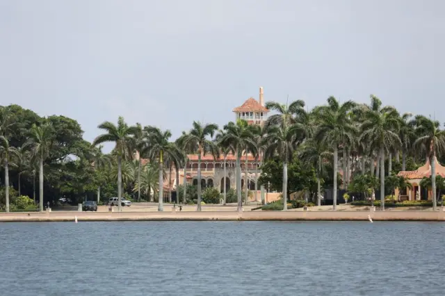 Donald Trump's Mar-a-Lago residence in West Palm Beach, Florida