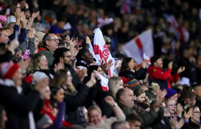 England fans celebrates