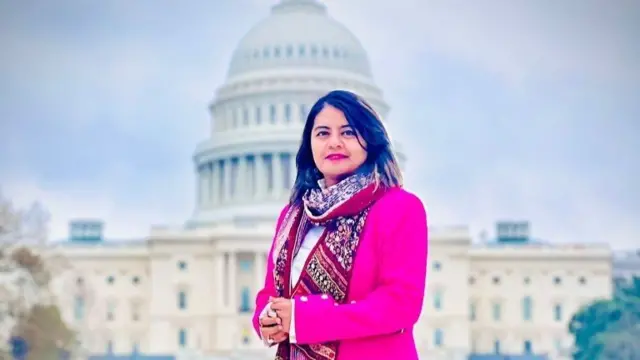 Tanjina Islam stood in front of the US Congress