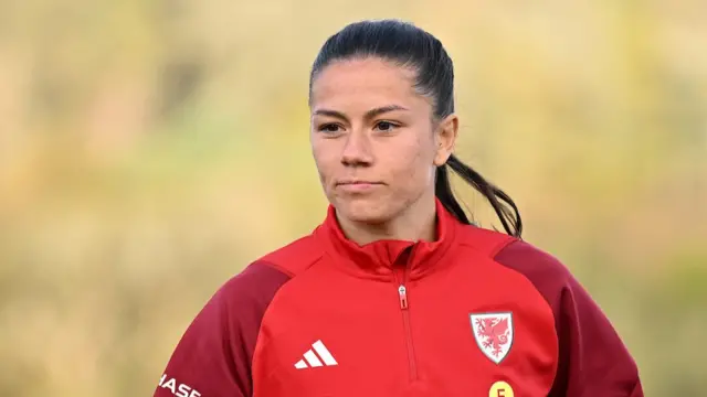 Ffion Morgan in Wales training