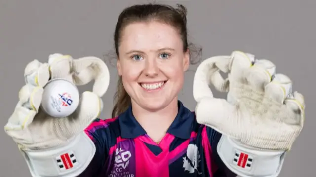 Scotland wicketkeeper Sarah Bryce