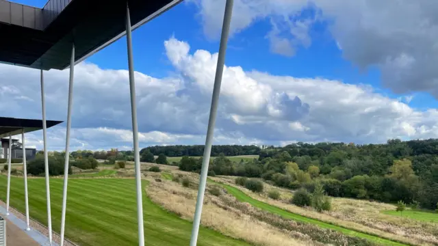 View of surroundings at St George's Park before an England news conference