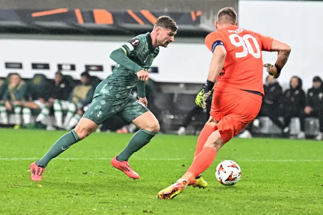 Timo Werner on the ball