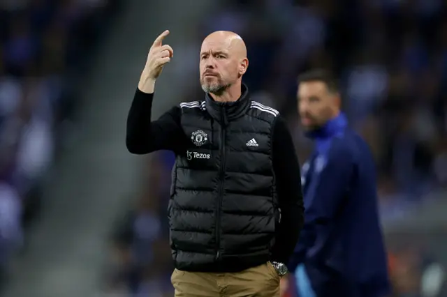 Coach Erik ten Hag of Manchester United