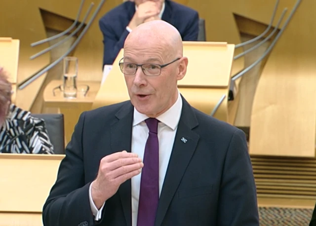 john swinney answering questions