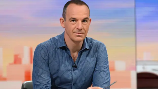 Martin Lewis appearing on BBC's Sunday with Laura Kuenssberg show, 2023