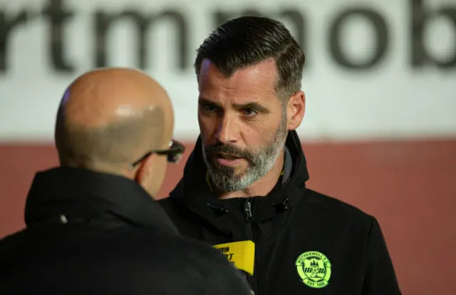 Motherwell manager Stuart Kettlewell during a William Hill Premiership match between Dundee United and Motherwell at the CalForth Construction Arena at Tannadice Park,