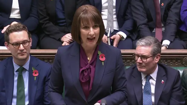 Reeves speaking in the Commons