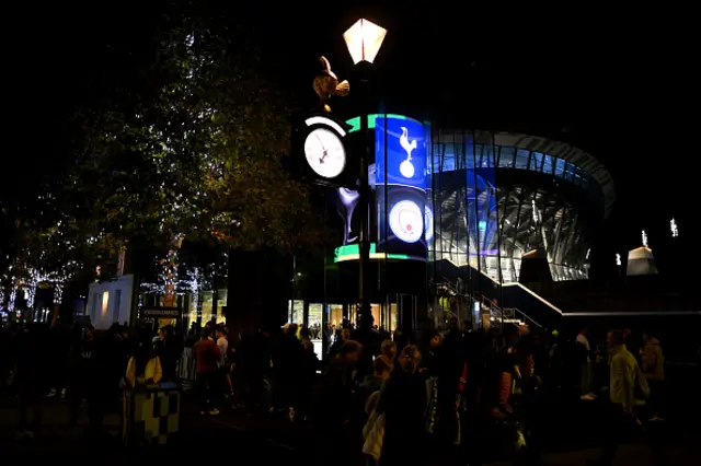 A general view outside the stadium