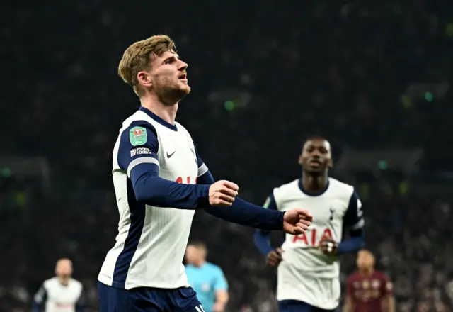 Timo Werner celebrates