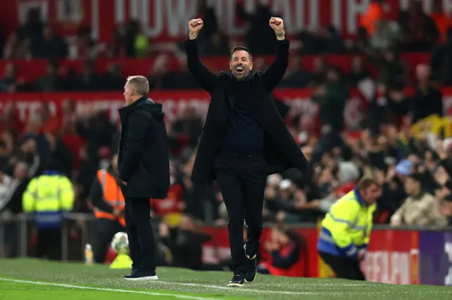 Van Nistelrooy celebrates