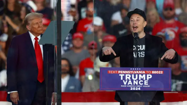 Trump-backer Musk has spoken at several Trump rallies