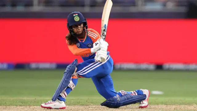 Jemimah Rodrigues of India bats during the Women's T20 World Cup match against New Zealand