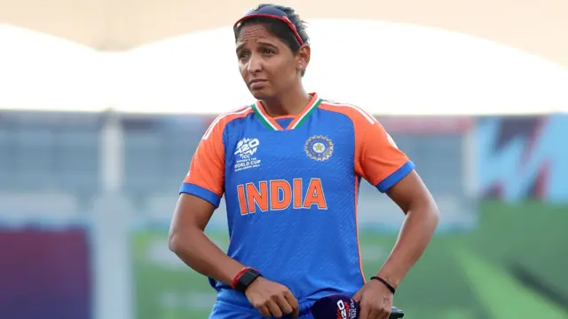 India skipper Harmanpreet Kaur at the toss