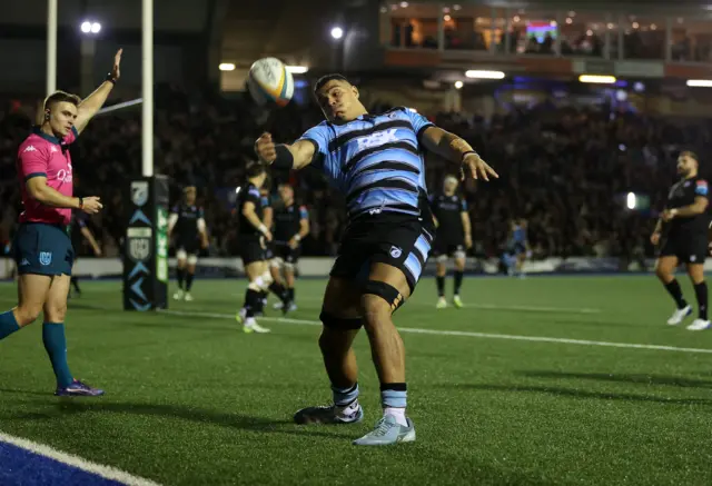 Mackenzie Martin celebrates his second-half score