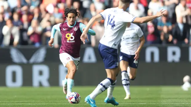 Burnley v Preston match action