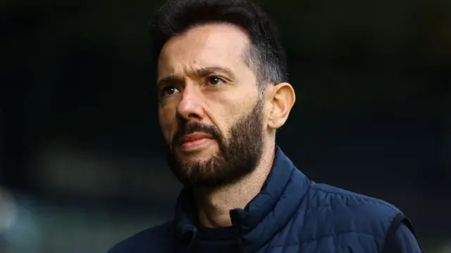 Carlos Corberan arrives at The Hawthorns