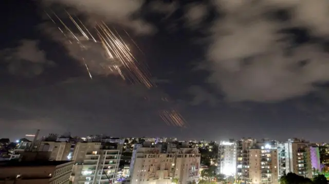 Missiles over Israel