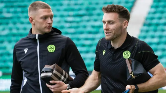 Motherwell defenders Liam Gordon and Stephen O'Donnell