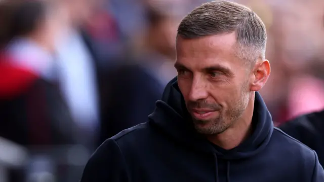 olverhampton Wanderers manager Gary O'Neil during the Premier League match at the Gtech Community Stadium, London.