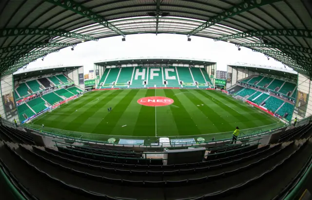 A general view of Hibernian's Easter Road