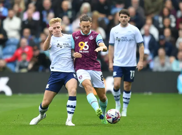 Burnley v Preston match action