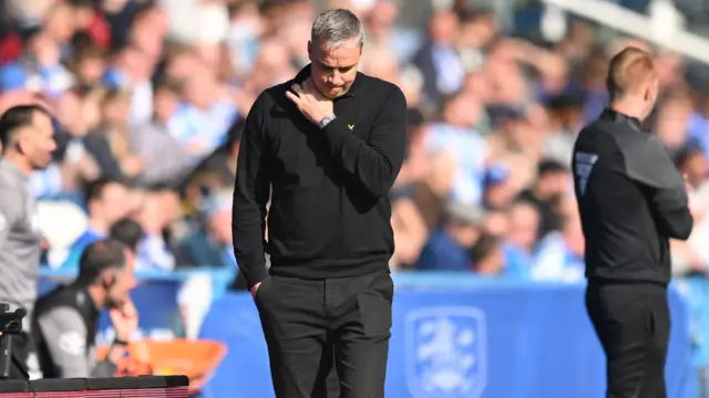 Huddersfield Town manager Michael Duff