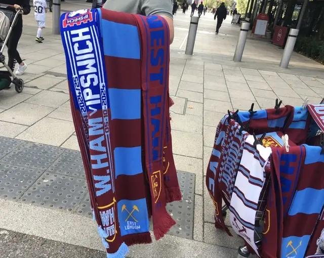 Half and half scarf