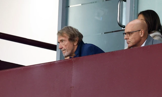 Manchester United co owner Jim Ratcliffe and Ineos sporting director Dave Brailsford