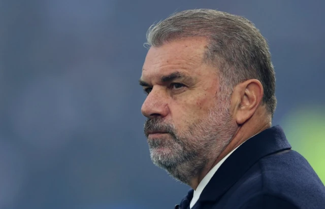 Ange Postecoglou looks on