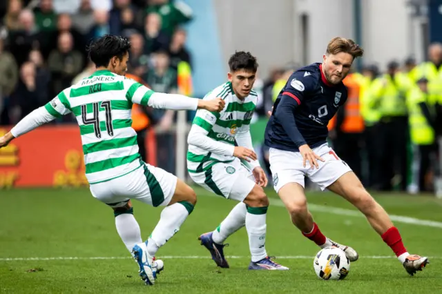 Ross County Noah Chilvers on the ball