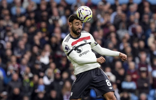 Bruno Fernandes of Manchester United in action