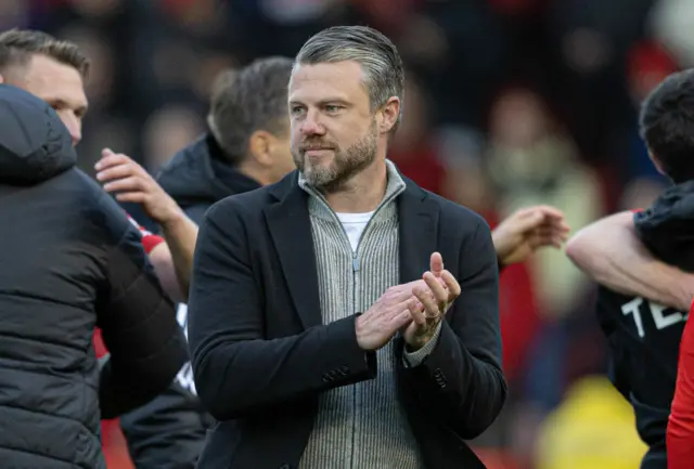 Aberdeen manager Jimmy Thelin