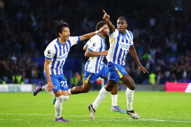 Danny Welbeck celebrates