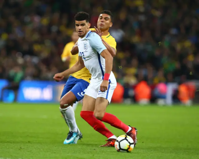 England's Dominic Solanke