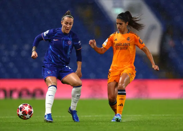 Lucy Bronze on the ball