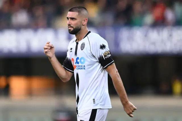 Marco Curto in action for Cesena