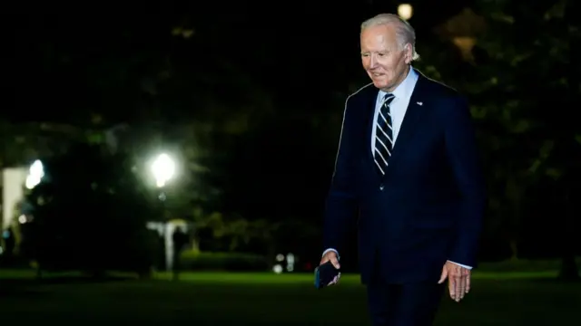 Joe Biden returns to the White House from Pennyslvania on Tuesday night