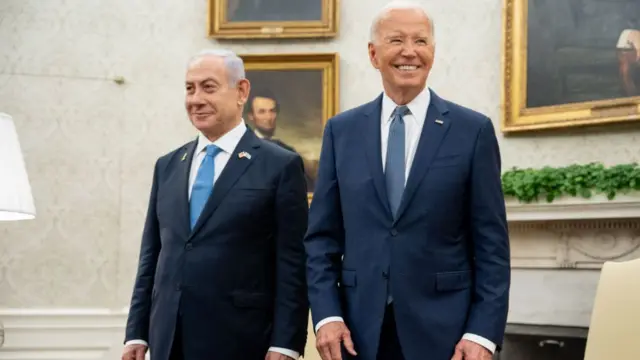 Biden and Netanyahu met at the White House in July