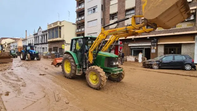 tractor moving