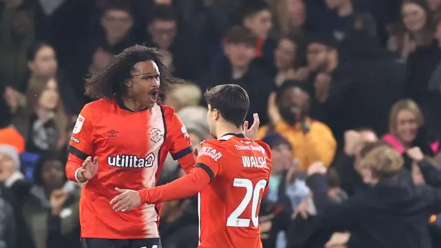 Tahith Chong celebrates