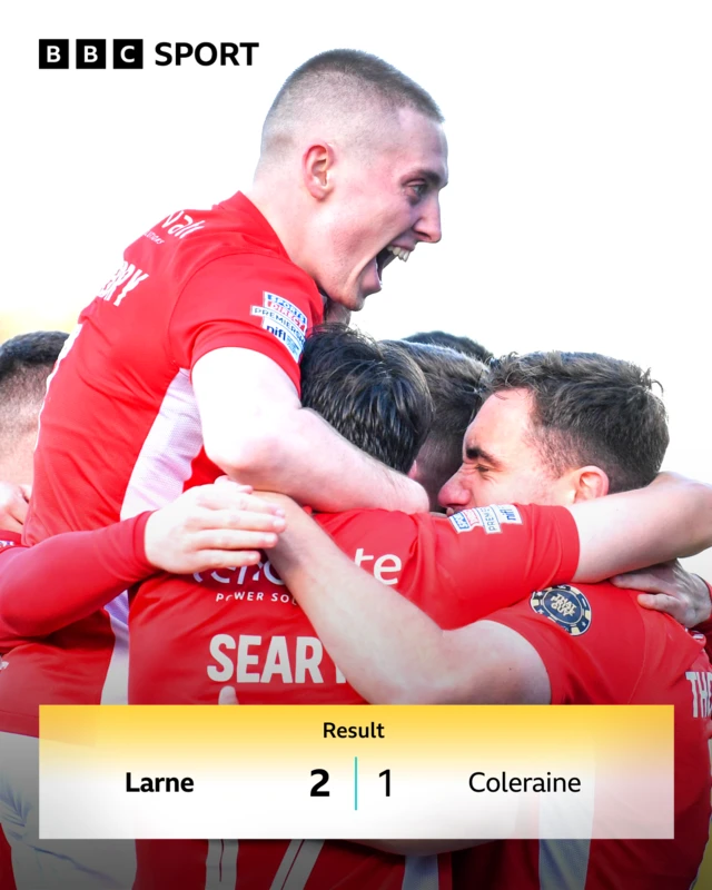 Larne 2-1 Coleraine