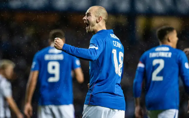 Vaclav Cerny celebrates scoring against St Mirren on 27 October