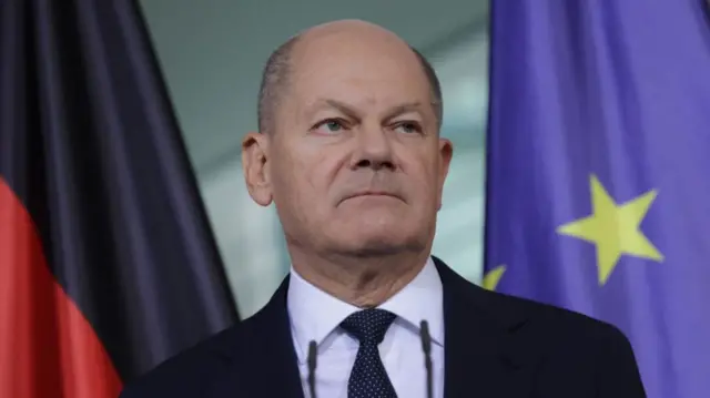 German Chancellor Olaf Scholz