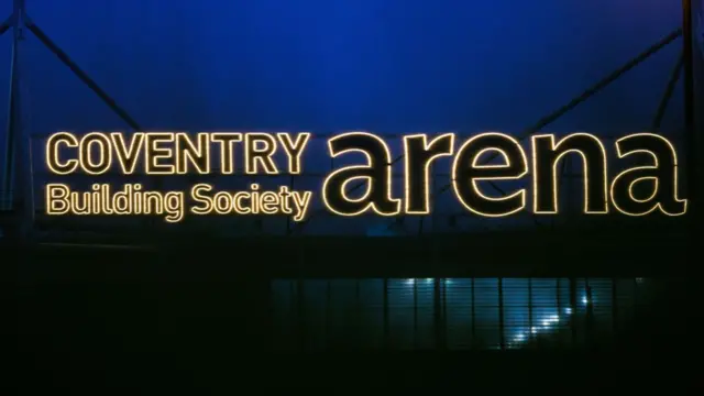 Inside the Coventry Building Society Arena