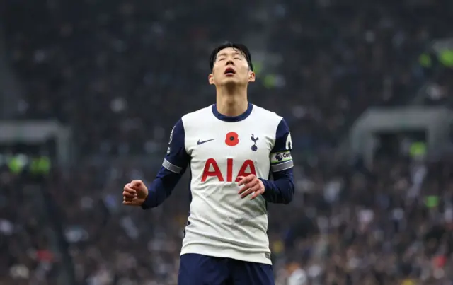 Tottenham forward Son Heung Min