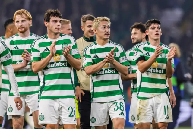 Celtic applaud their fans