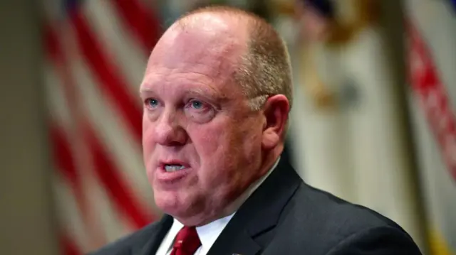Thomas Homan speaking at a press conference