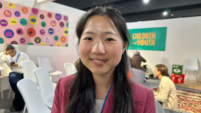 Carissa Chen is from Chicago and travelling with other teenagers