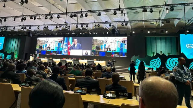 Simon Stiell speaks at COP29 opening plenary
